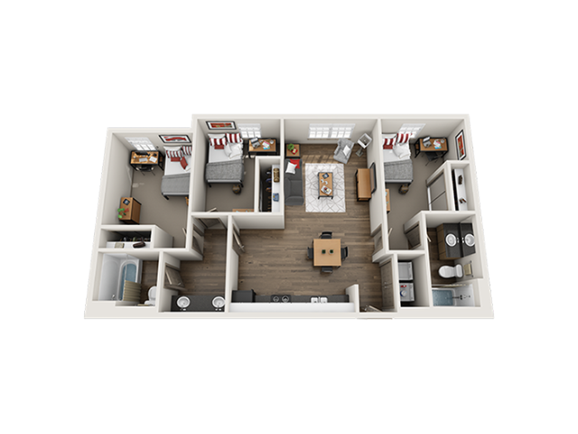3X2 Floor plan